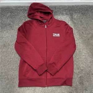 True Religion Burgundy Hoodie